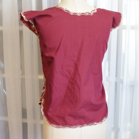 NWOT Red XS Summer Shirt - Picture 4 of 5